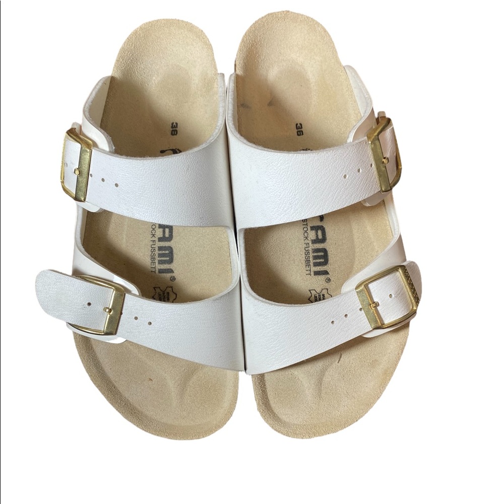 Sacai luck white tatami Birkenstock